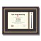 ArtToFrames 8x10 inch Diploma Frame with Tassel Opening - Framed with Black and Gold Mats, Comes with Regular Glass and Sawtooth Hanger for Wall Hanging (DT-8x10)